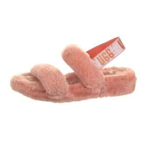 UGG Slippers Slingback Open Toe Women's Oh Yeah Bling Vibrant Coral Size 11